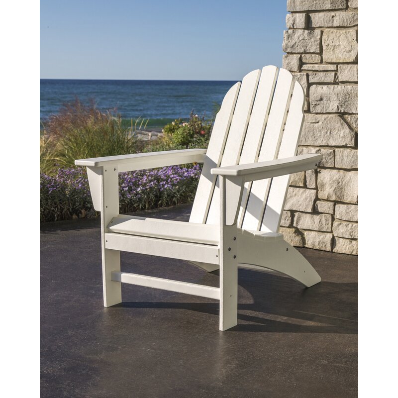 POLYWOOD® Vineyard Plastic/Resin Adirondack Chair & Reviews | Wayfair